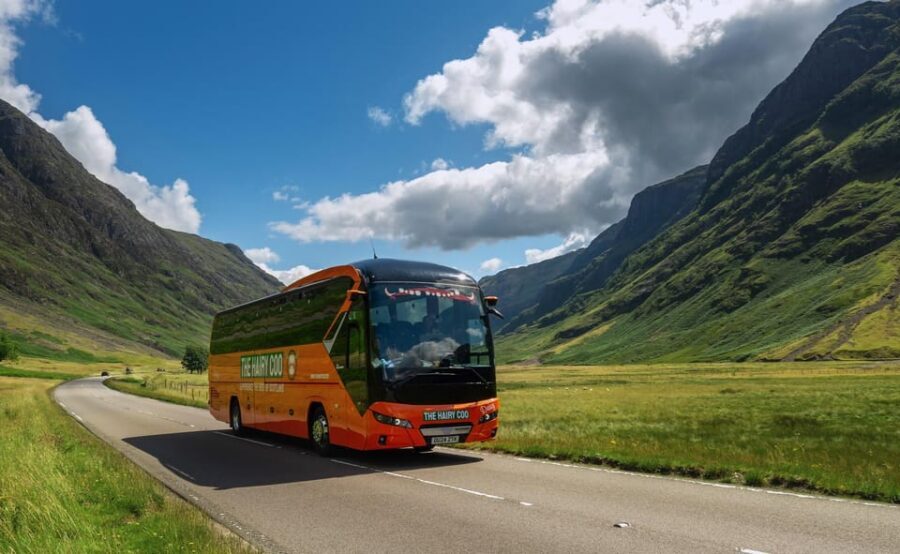 From Edinburgh: Loch Ness, Glencoe & Scottish Highlands Tour - Your Three Coach Options: Boat Cruise, Whisky Distillery, or Urquhart Castle