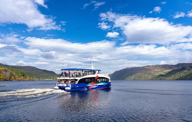 From Edinburgh: Loch Ness & Scottish Highlands Tour - Loch Ness cruise: hi-tech sonar and underwater imaging